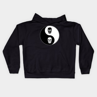 Yin and Yang Skull Kids Hoodie